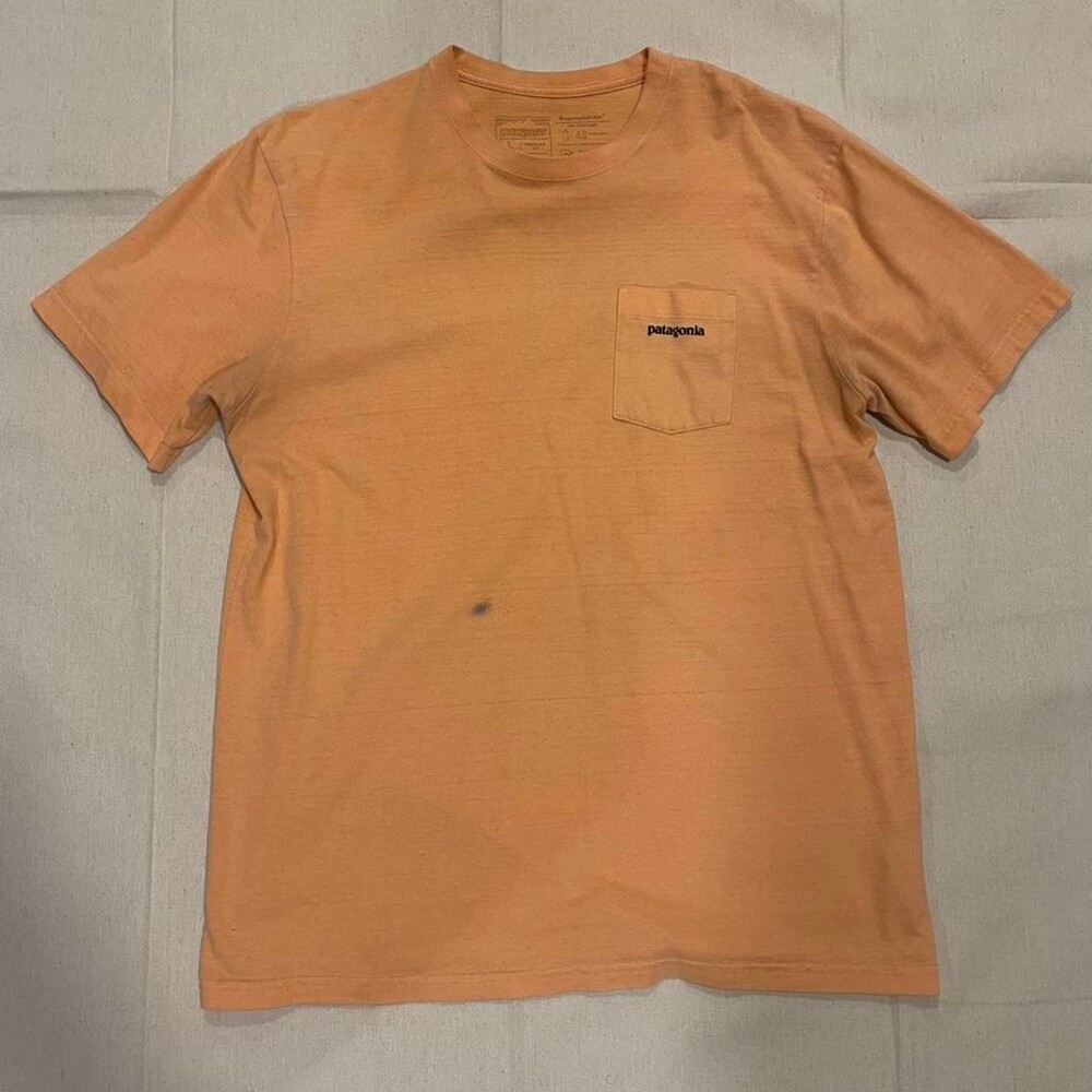 Y 2 K Orange Patagonia Pocket Tee